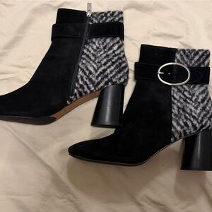 Beautiful Suede/Wool Booties
